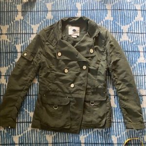 Anthropologie fitted green jacket!